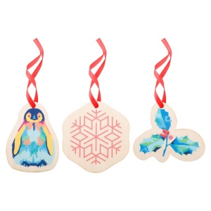 CreaJul Wood Décoration de sapin de Noël personnalisée