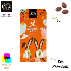 Pochette 2 Oeufs Lait Praliné