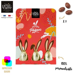 Pochette 3 Oeufs Lait Praliné