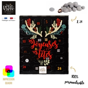 Calendrier Avent Amande Gianduja - Impression Recto-Verso