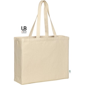 Tote bag 220grs coton bio avec soufflets