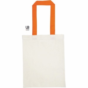 Petit tote bag 130grs coton avec anses de couleurs