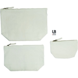 Pochette t-bottom 400 grs coton zippée