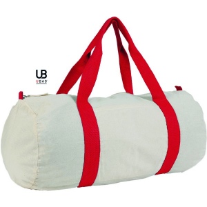 Sac polochon 170grs coton avec anses de couleurs