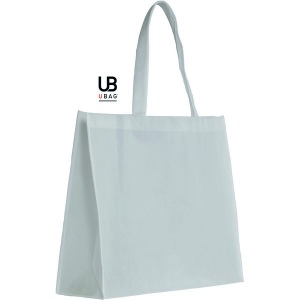 Sac shopping 80 grs non tissé avec soufflets
