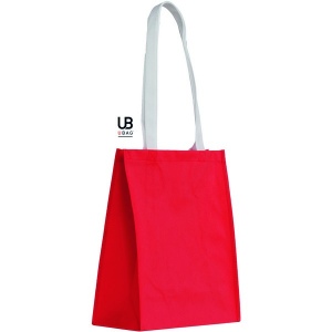 Petit tote bag 80grs non tissé avec anses contrastées