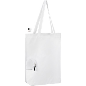 Sac pliable t-bottom 190t polyester avec poche zippée