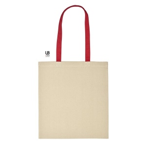 Tote bag 220grs coton avec anses colorées