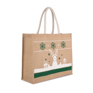 Sac shopping avec motifs de Noël