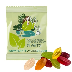 Gommes de fruits PERSONNALISÉES, VEGAN, 20 g, sachet conventionnel