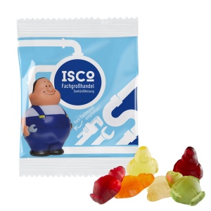 Gommes de fruits à l’effigie de M. Bert®, sachet compostable