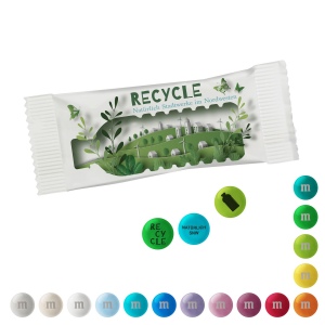 Bonbons en chocolat M&M’S® personnalisés en sachet PAPIER de 15 g