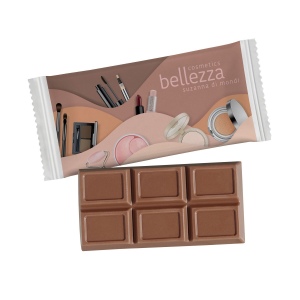 Tablette de chocolat MAXI, flowpack PAPIER