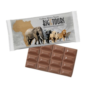 Tablette de chocolat SUPER MAXI, flowpack PAPIER