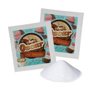 Sachets de sucre, papier