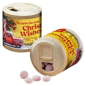 Boîte cartonnée publicitaire avec bonbons au vin chaud XS Kalfany, 60g