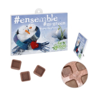 Calendrier de l'avent format A5 – version écologique – individuel
