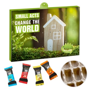 Calendrier de l'avent Premium cadeau – version écologique avec Hello Mini Sticks de Lindt