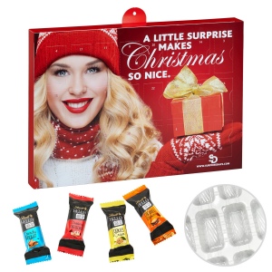 Calendrier de l'avent Premium cadeau avec Hello Mini Sticks de Lindt