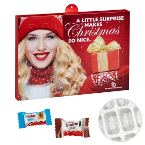 Calendrier de l'avent Premium cadeau avec Kinder Chocolat et Kinder Bueno Mini