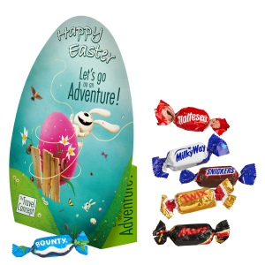 Boîte avec contour intégré «œuf» avec Celebrations®