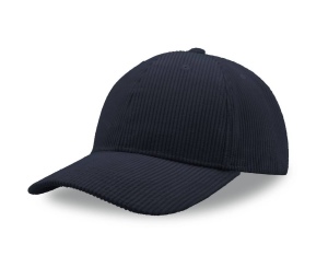 Casquette 6 pans en corduroy recyclé