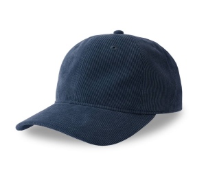 Casquette 6 pans mid visor corduroy recyclé