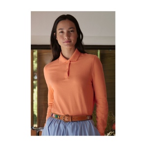 Polo femme manches longues 210