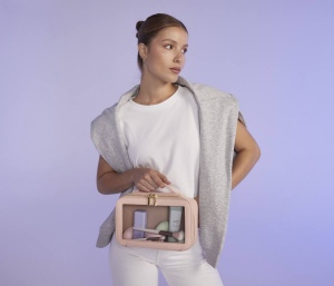 Mallette de voyage transparente boutique