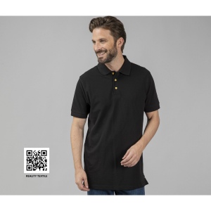 Polo avec boutons contrastés