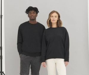 Sweat en coton et polyester recyclés