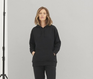 Sweat capuche en coton et polyester recyclés