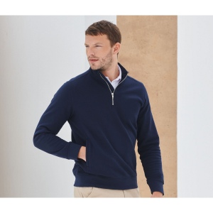 Unisex sustainable 1/4 zip sweatshirt