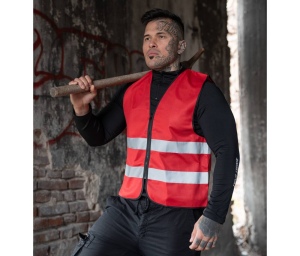 Gilet de sécurité zippé