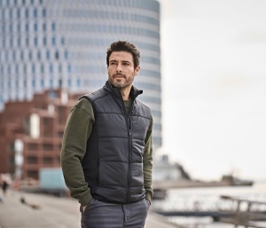 Bodywarmer bi-matière