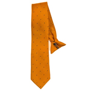 Cravate à clip en création de dessin - 100 % polyester tissé jacquard