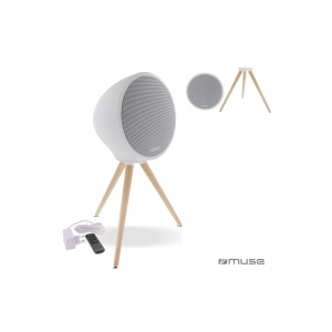 M-655 - Muse Enceinte Bluetooth full LED, étanche, avec trépied 100W