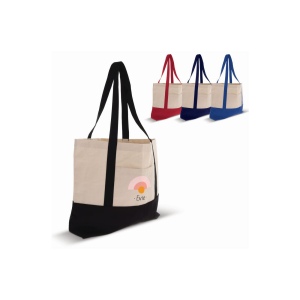 Sac de plage toile de coton OEKO-TEX® 280g/m² 42x10x30cm