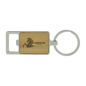Porte-cles bambou decapsuleur (+Tampographie TA31)