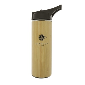 Gourde isotherme bambou 40 cl (+Tampographie TA31)
