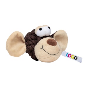 Peluche singe pour chien
