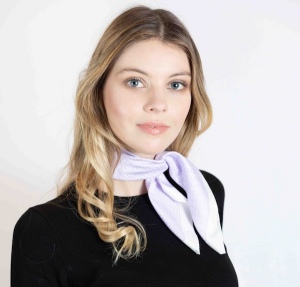 Foulard en création de dessin 100% twill polyester imprimé - 53 x 53 cm