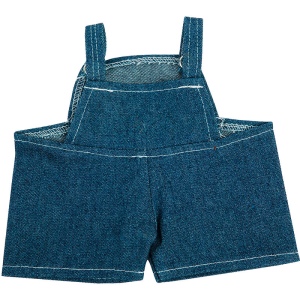 Salopette jeans peluche