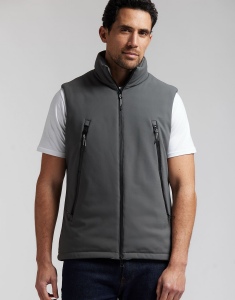 Bodywarmer hybride softshell-doudoune