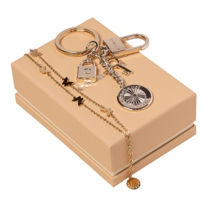 Parure Cacharel Doré (porte-clefs & bracelet)