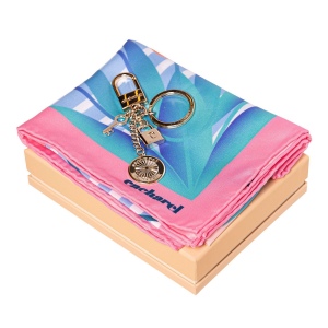 Parure Alix (porte-clefs & foulard)