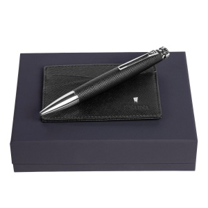 Parure Chronobike (stylo bille & porte-cartes)