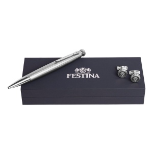 Parure Festina (stylo bille & boutons de manchette)