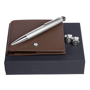 Parure Festina (stylo bille, portefeuille & boutons de manchette)
