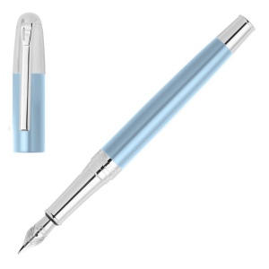 Stylo plume Classicals Chrome Bleu Clair